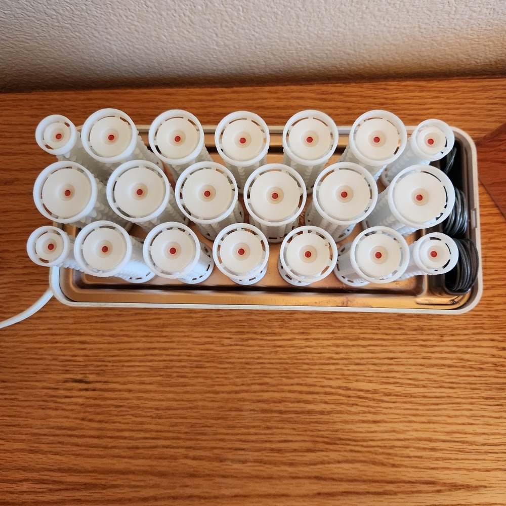 Vintage Clairol Deluxe Instant Hair Setter Rollers - Made In Denmark Tested - Picture 3 of 5